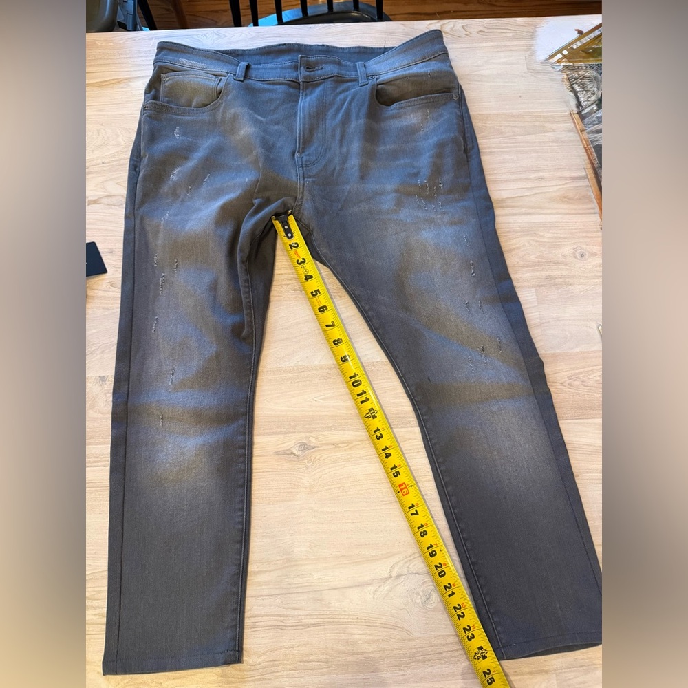 G-Star Men's Distressed Gray Skinny Jeans